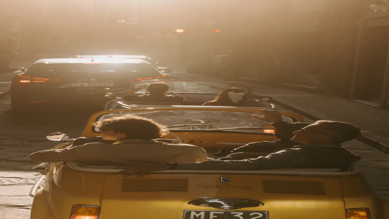 Florence Evening Glow Tour in a Vintage Electric Fiat 500