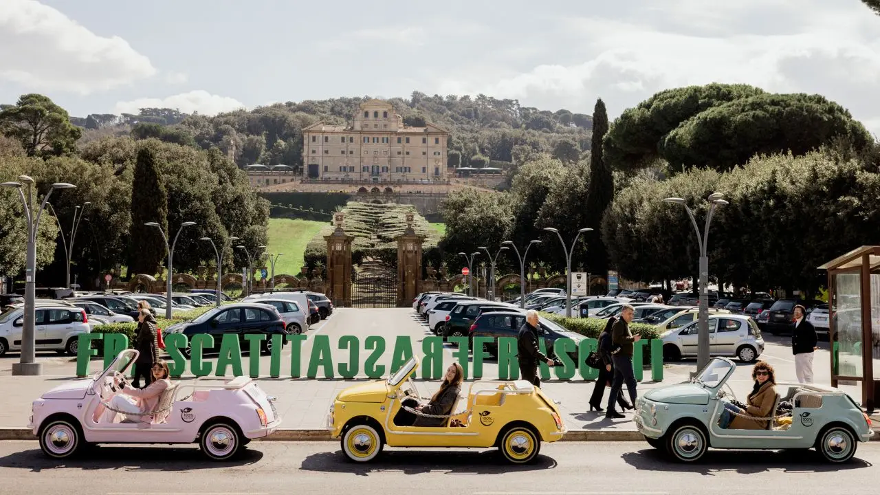 Castelli Romani Tour by Vintage Electric Fiat 500