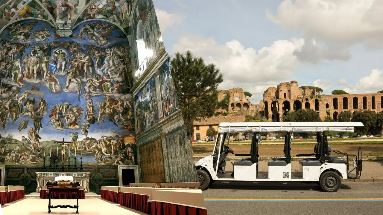 Private Golf Cart Tour & Vatican Museums & Sistine Chapel