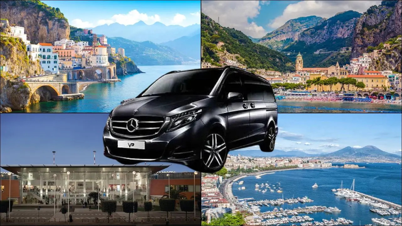 Naples Private Transfer: Airport, Port & Amalfi Coast with Optional Pompeii & Vesuvius stops