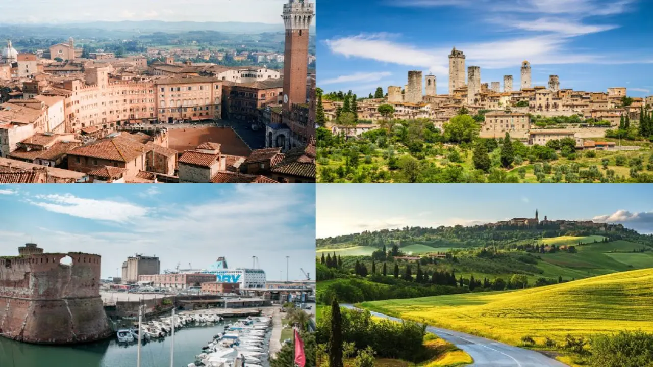 Shore Excursion through Tuscany, Siena and San Gimignano