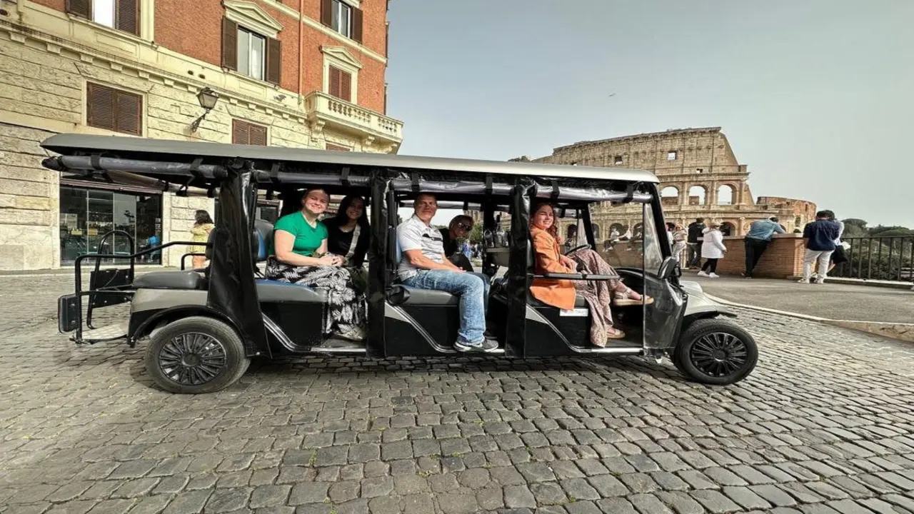 Appian Way: Roman Walls & Catacombs by Golf Cart