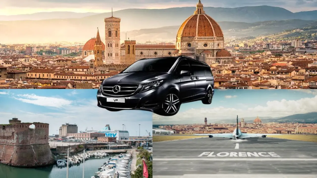Private transfers from and to the Florence Airports & Port